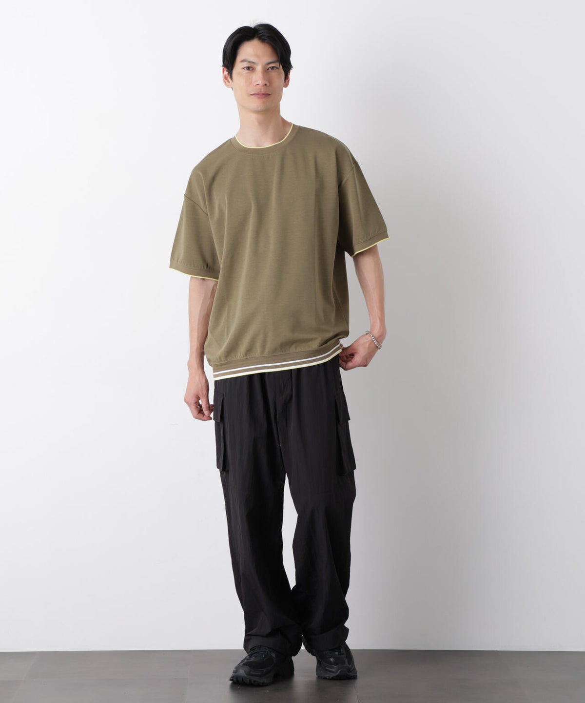 リブスムースTシャツ 半袖 6726124246