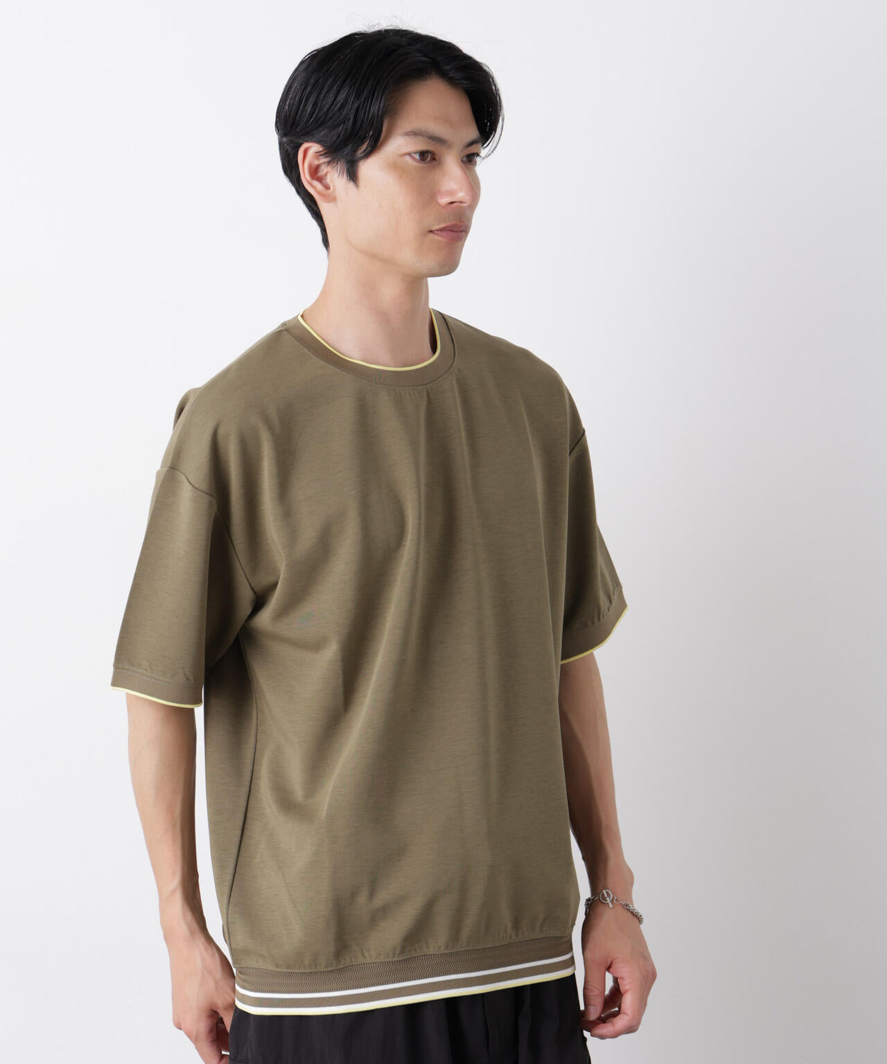 リブスムースTシャツ 半袖 6726124246