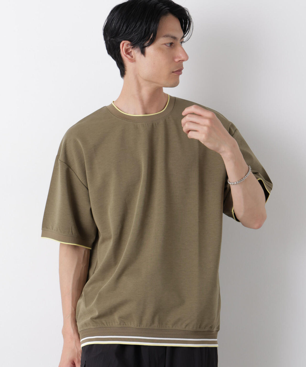 リブスムースTシャツ 半袖 6726124246