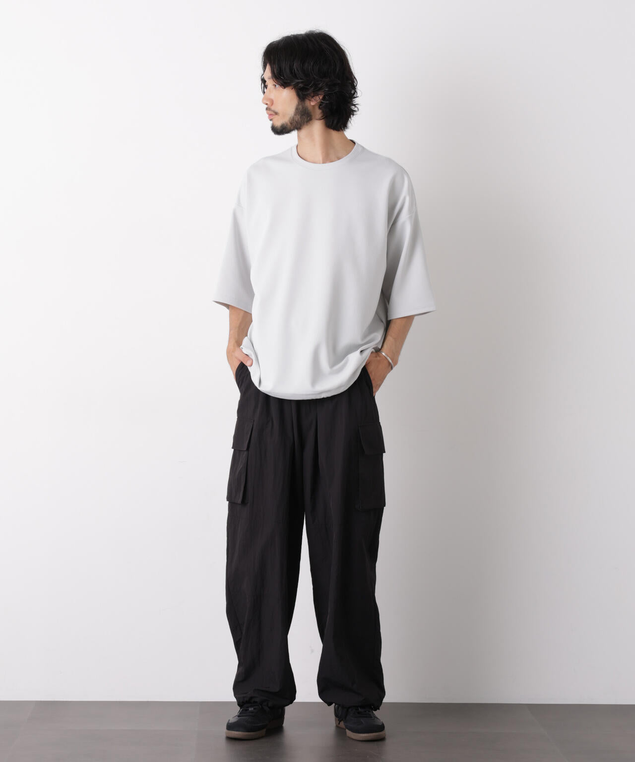 オーバーサイズ ブークレビッグTシャツ 半袖 6726124250