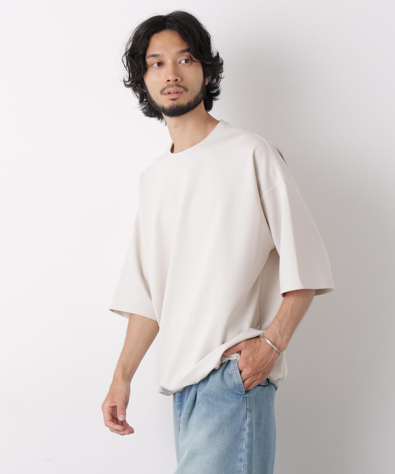 オーバーサイズ ブークレビッグTシャツ 半袖 6726124250