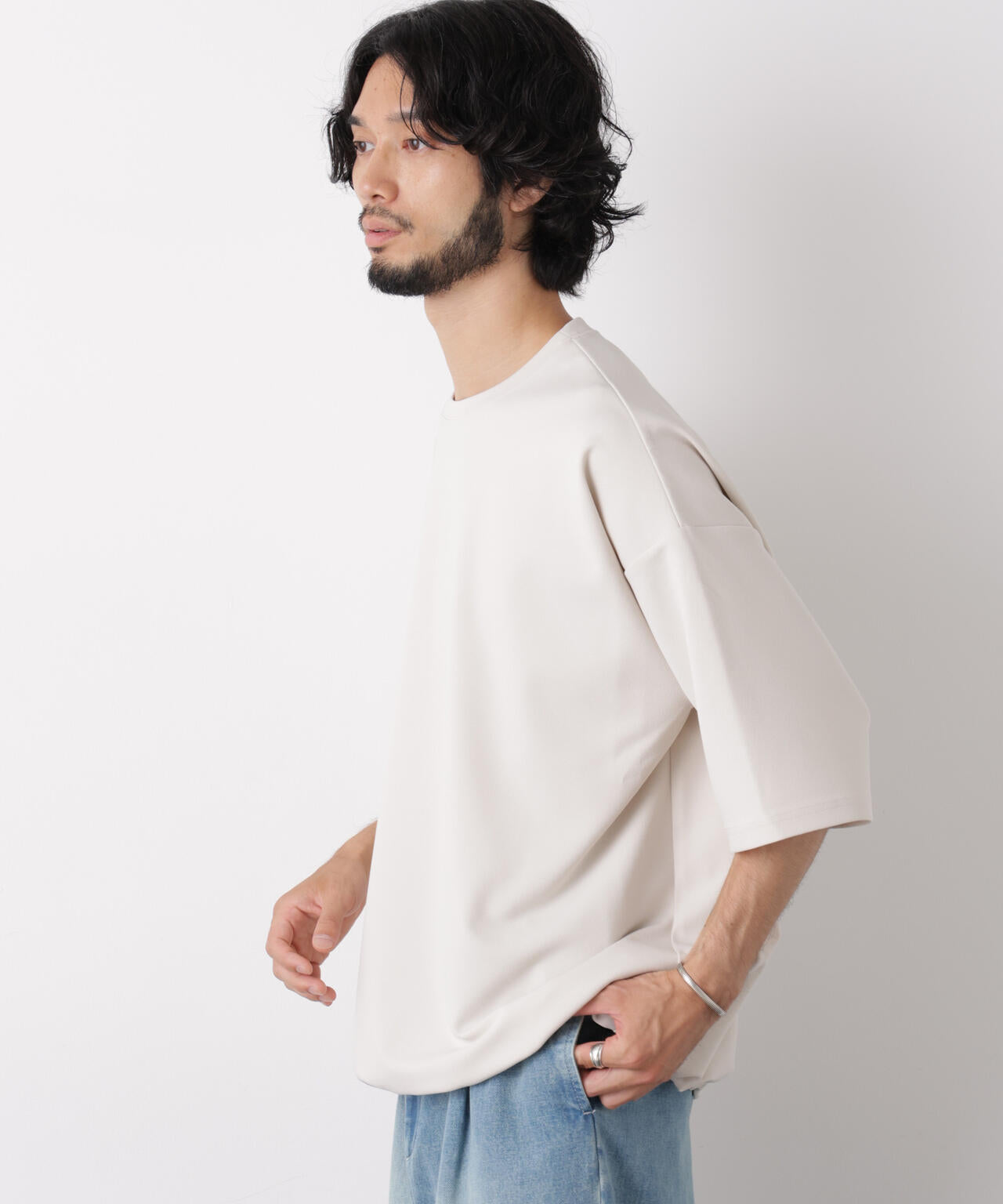 オーバーサイズ ブークレビッグTシャツ 半袖 6726124250