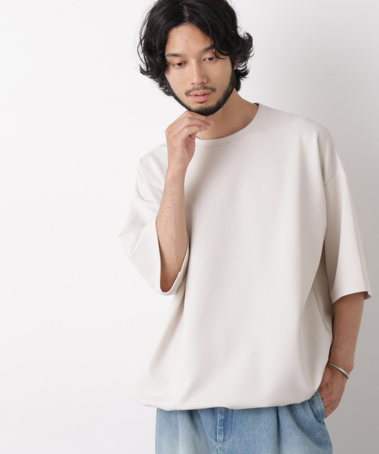 オーバーサイズ ブークレビッグTシャツ 半袖 6726124250