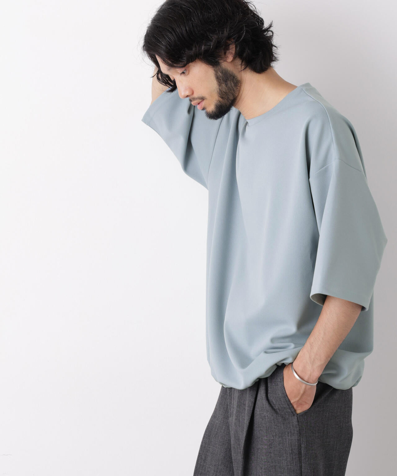 オーバーサイズ ブークレビッグTシャツ 半袖 6726124250