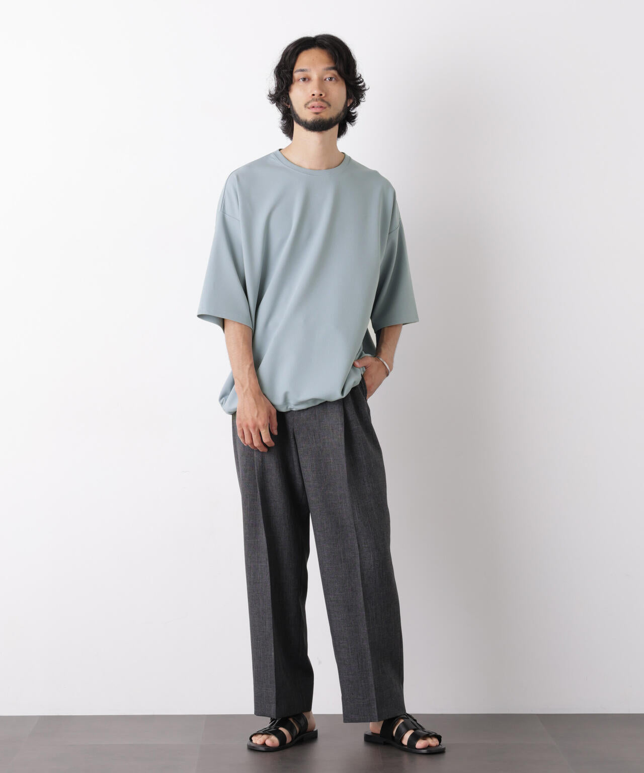 オーバーサイズ ブークレビッグTシャツ 半袖 6726124250