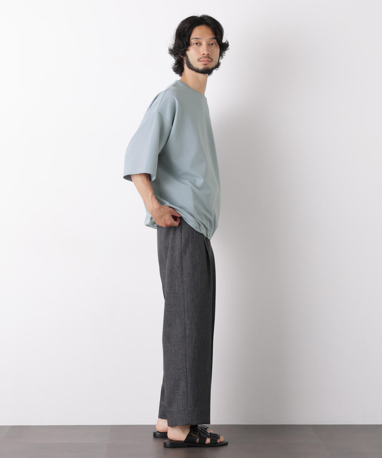 オーバーサイズ ブークレビッグTシャツ 半袖 6726124250