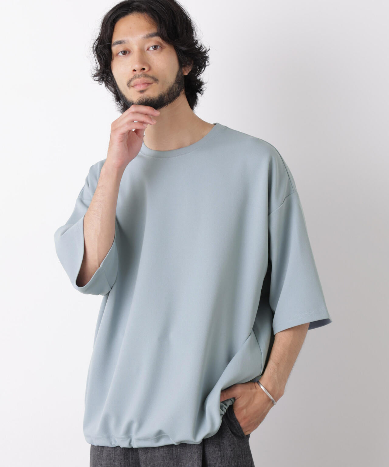 オーバーサイズ ブークレビッグTシャツ 半袖 6726124250