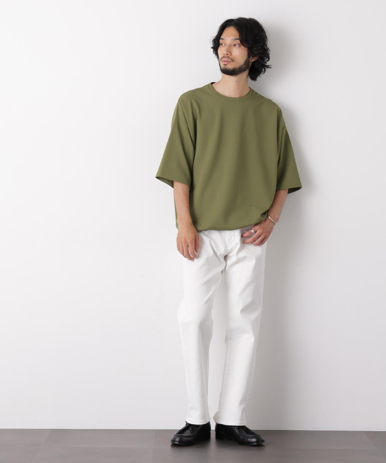オーバーサイズ ブークレビッグTシャツ 半袖 6726124250