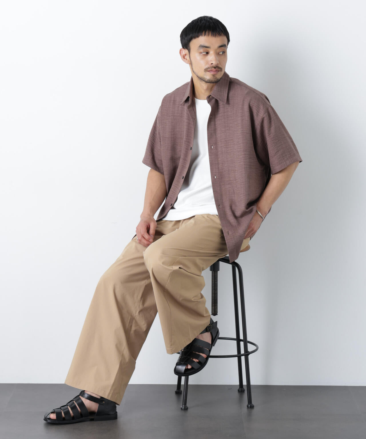 COOLMAX (R) バギーストレートスラックス 6726127222