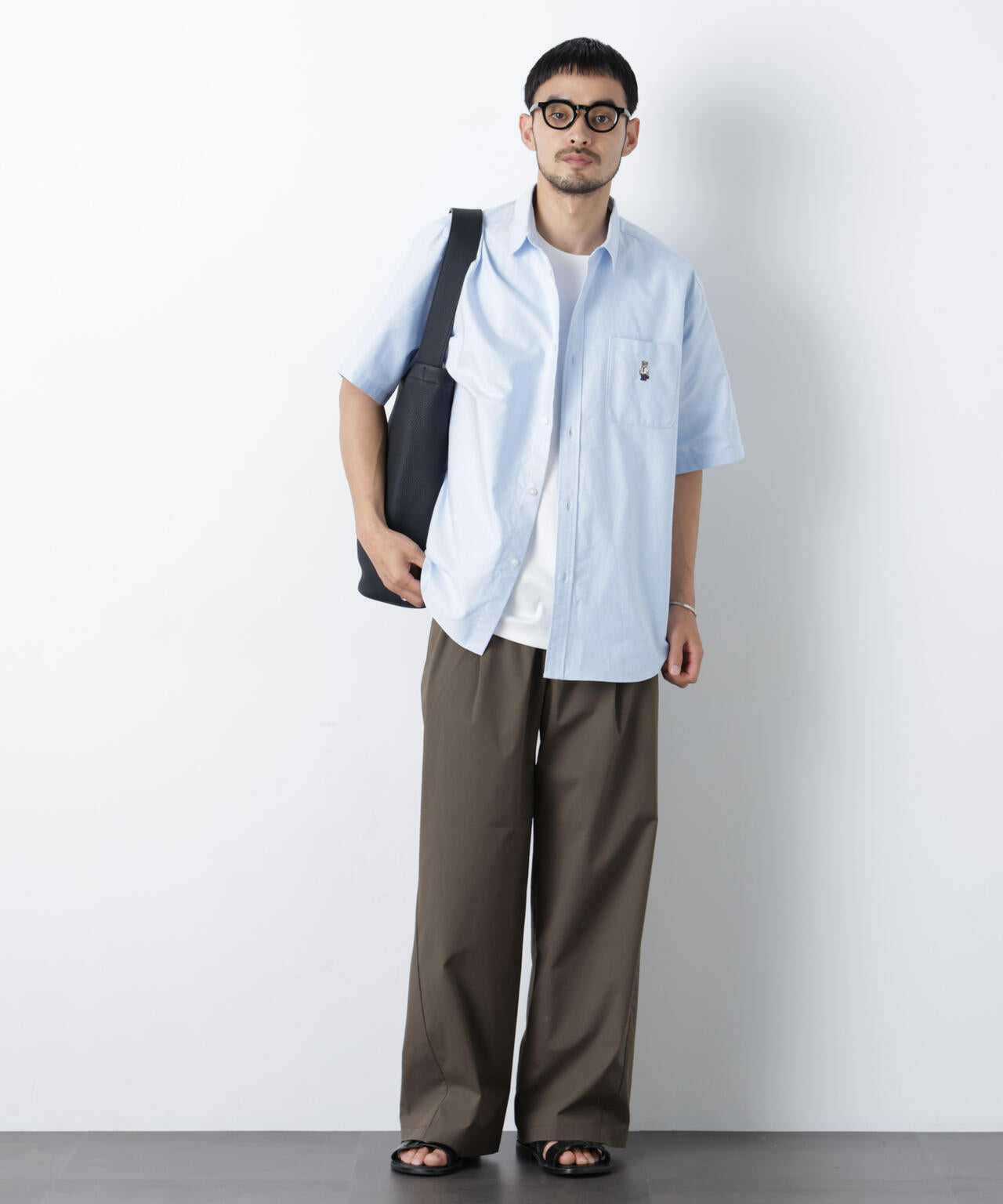 WEB限定/COOLMAX (R) バギーストレートスラックス 6726127222