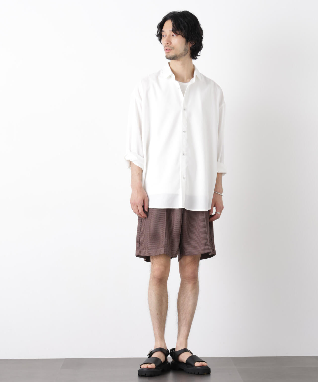 ジャガードニットソーショートパンツ(セットアップ可) 6726128204