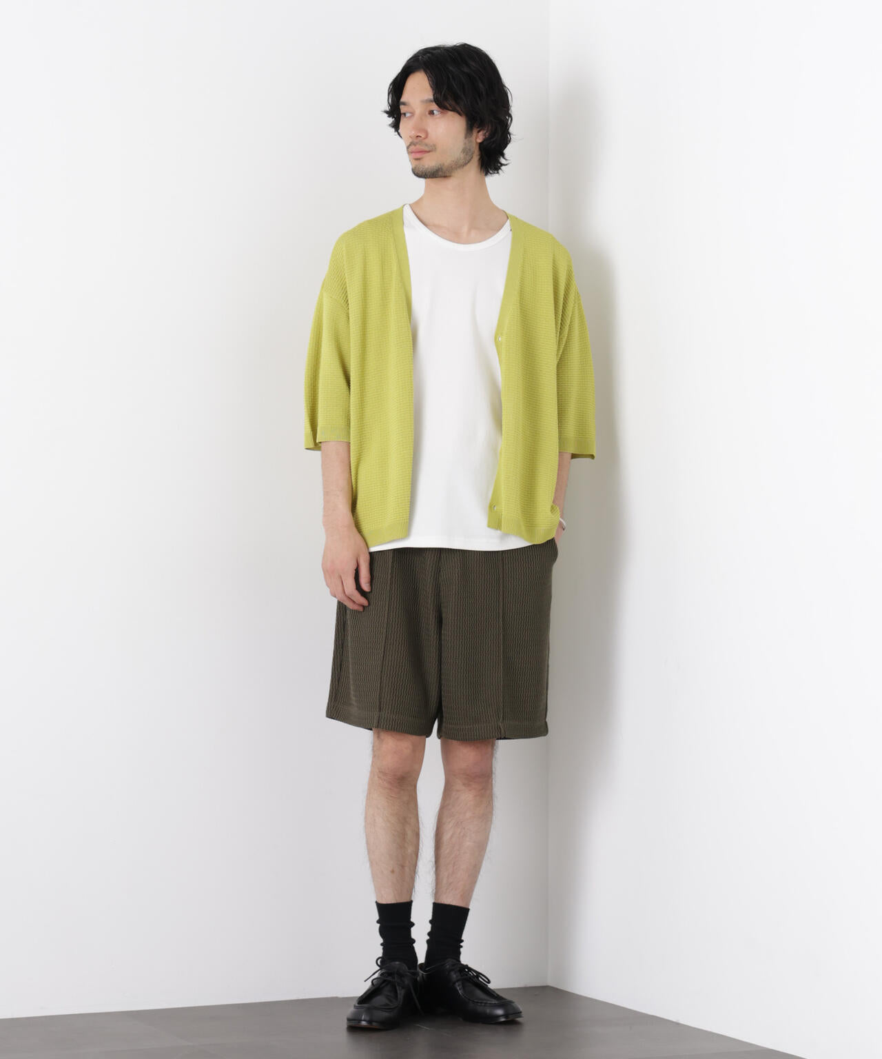 ジャガードニットソーショートパンツ(セットアップ可) 6726128204