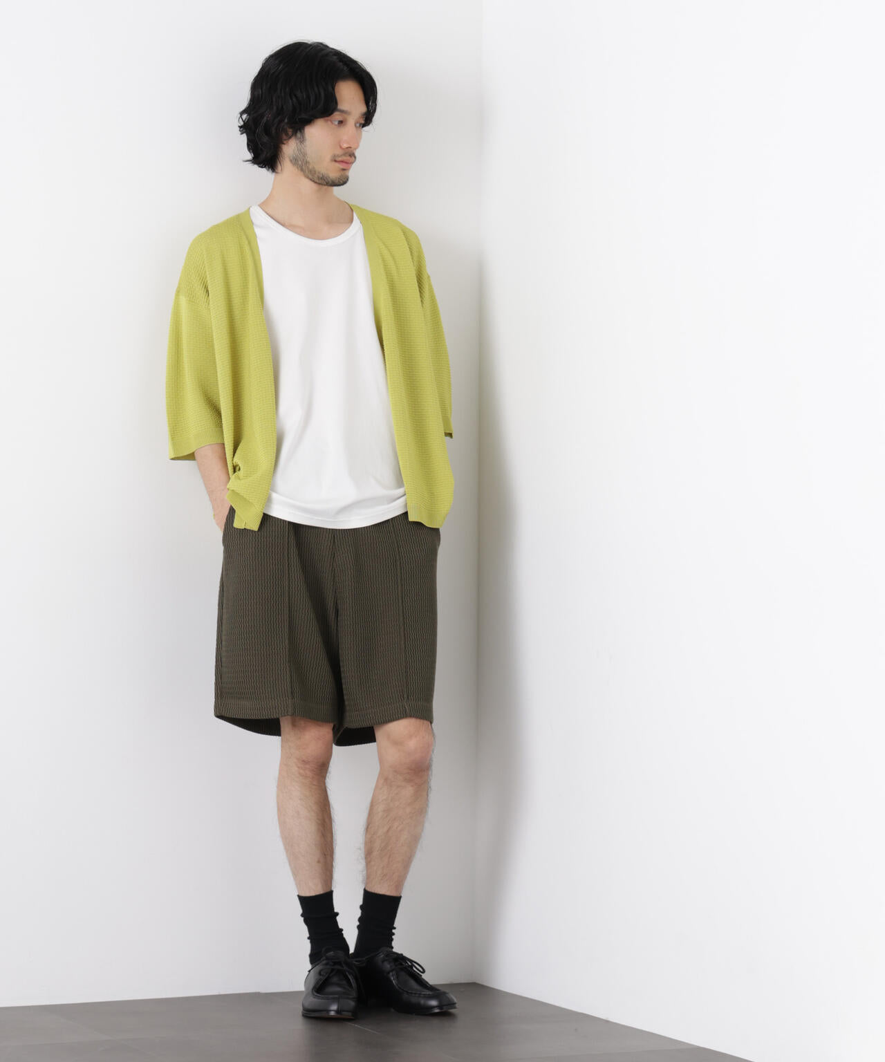 ジャガードニットソーショートパンツ(セットアップ可) 6726128204