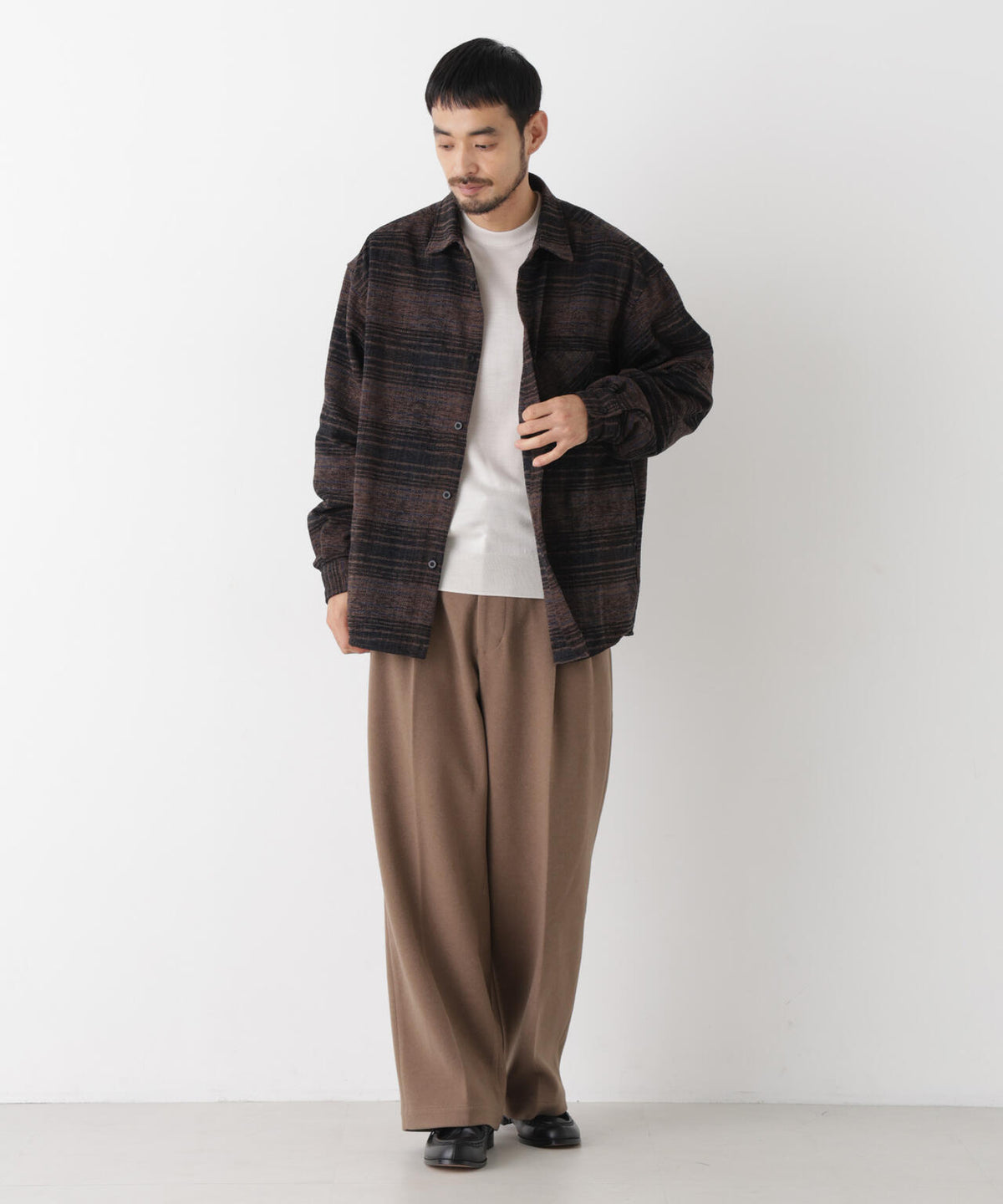 モールチェックシャツ1 6726220202