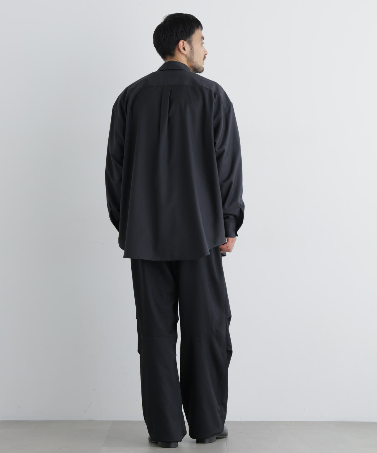 ビッグドレープシャツ 長袖 6726220211