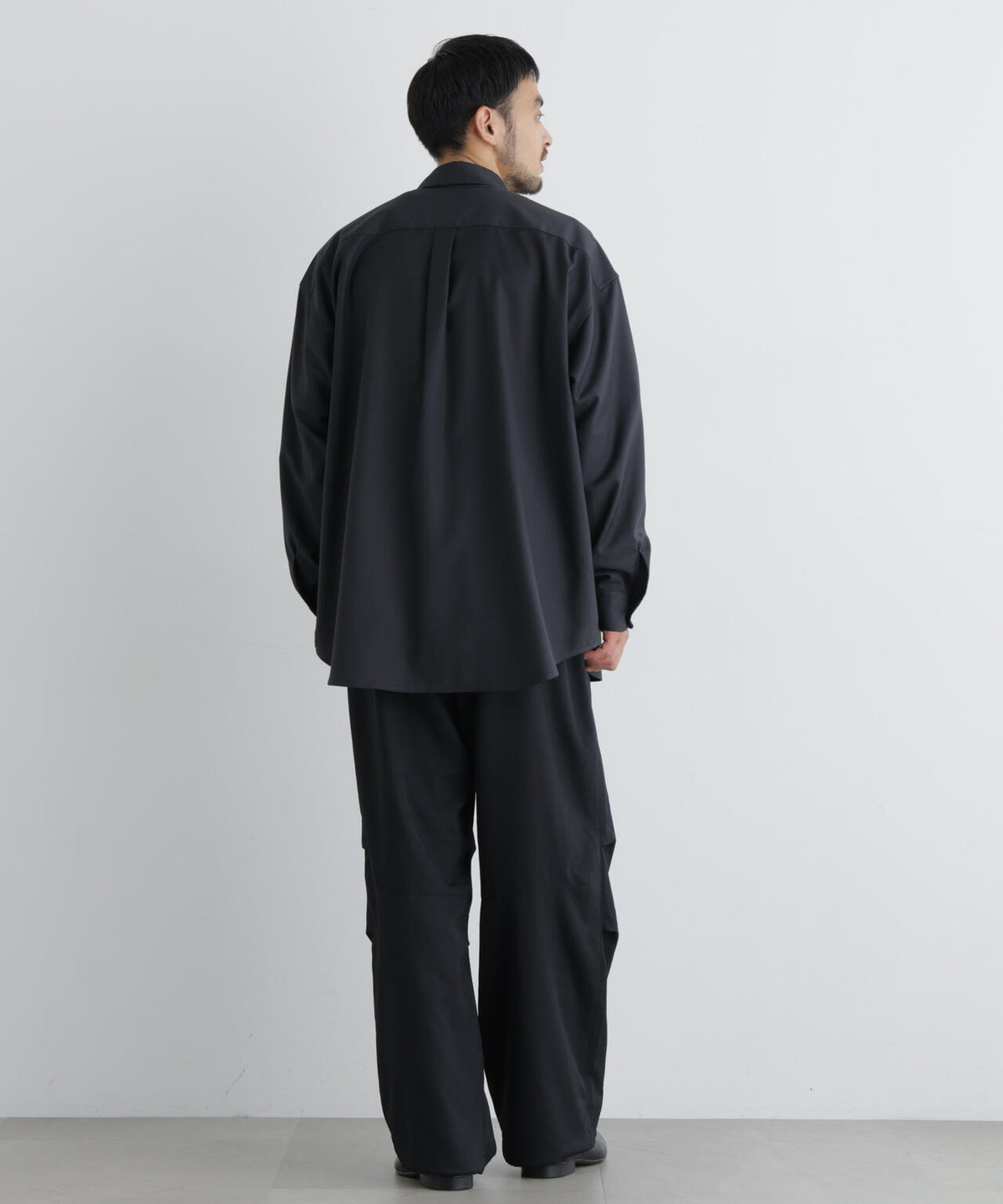 ビッグドレープシャツ 長袖 6726220211