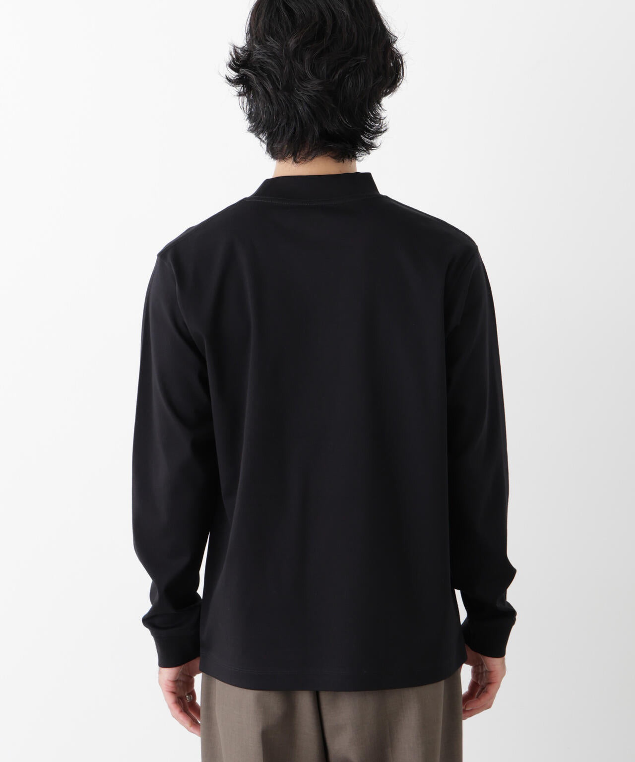 アンチスメルモックネックTシャツ 長袖 6726223206