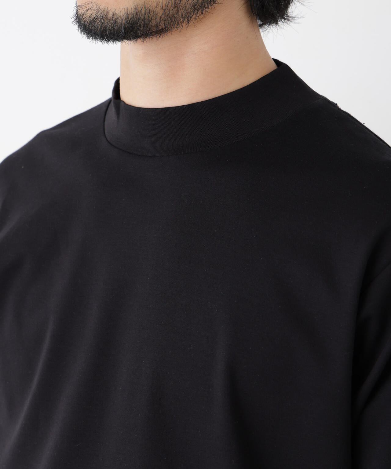 アンチスメルモックネックTシャツ 長袖 6726223206