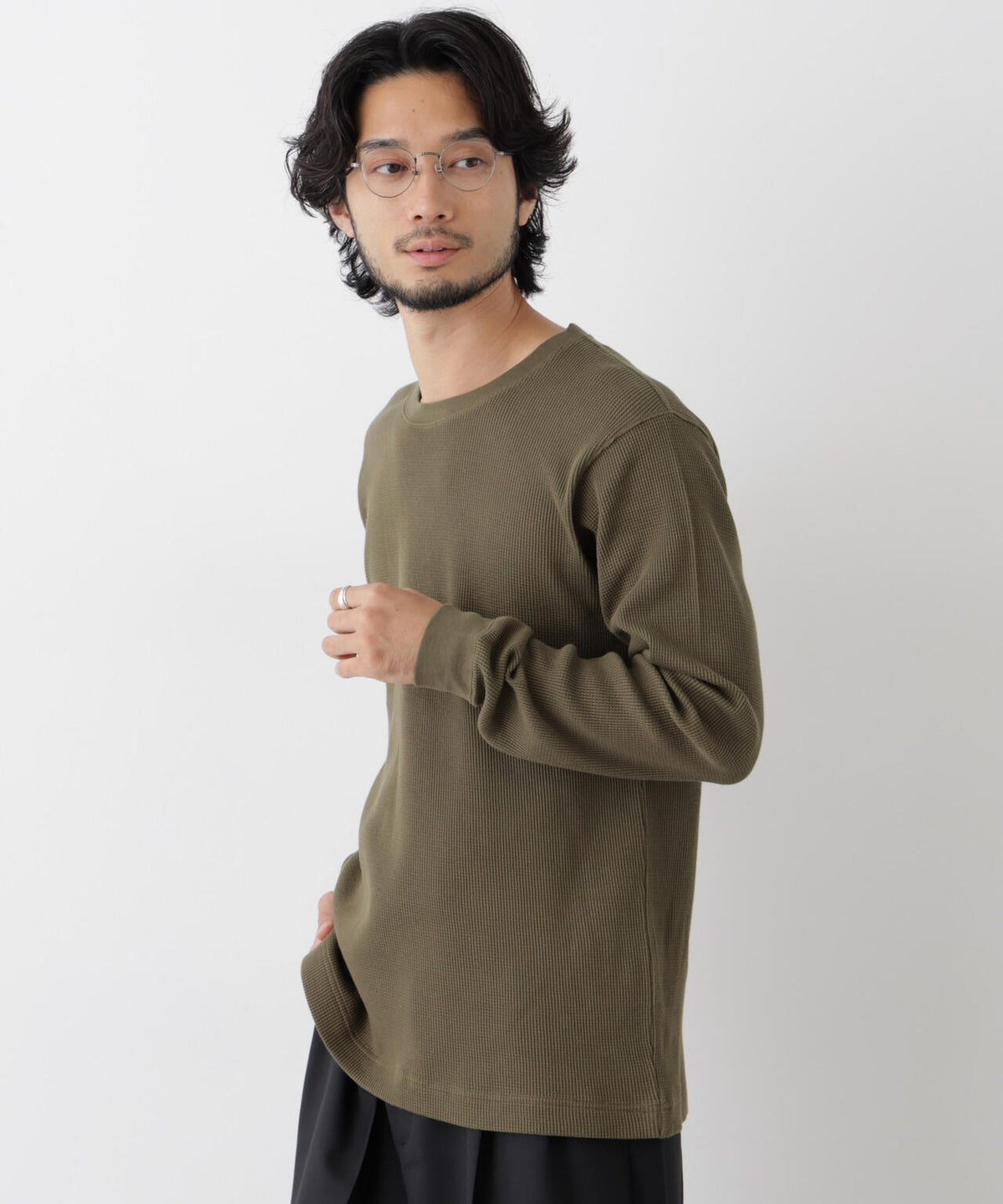 アンチスメルワッフル Tシャツ 長袖 6726223207