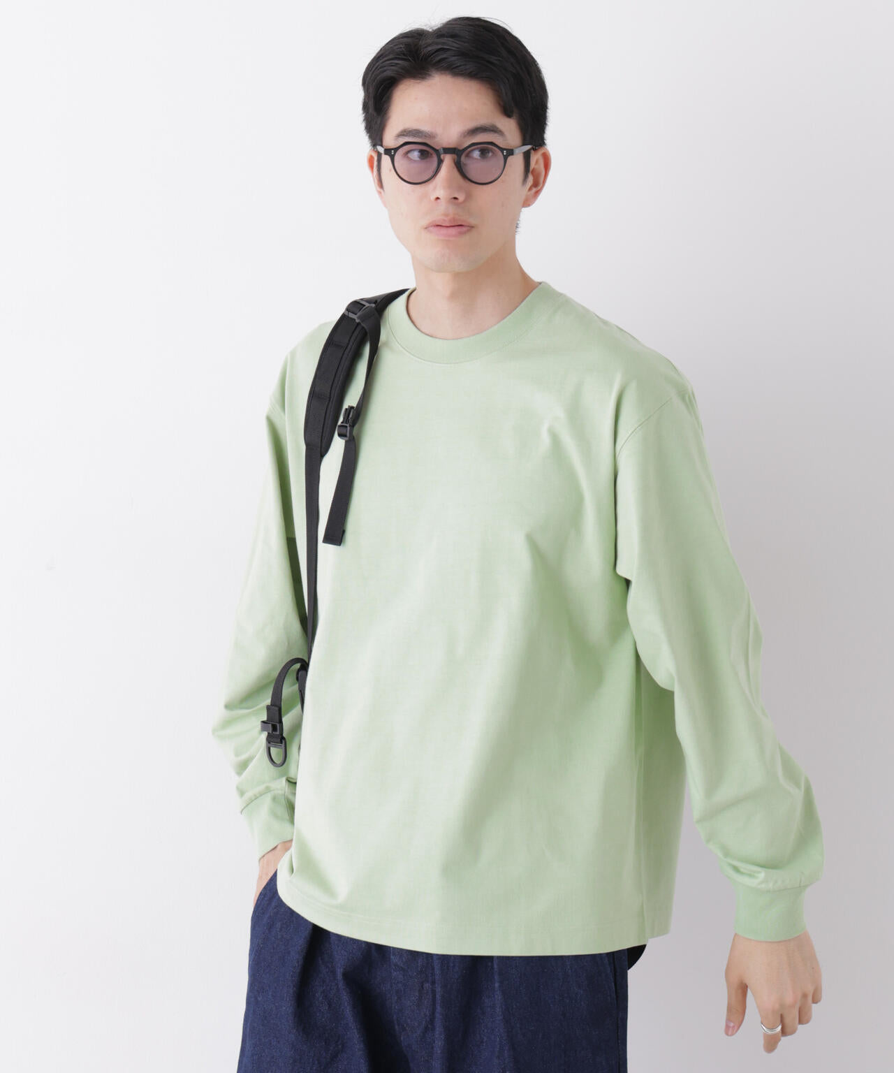 8ozビッグシルエットTシャツ 長袖 6726223208