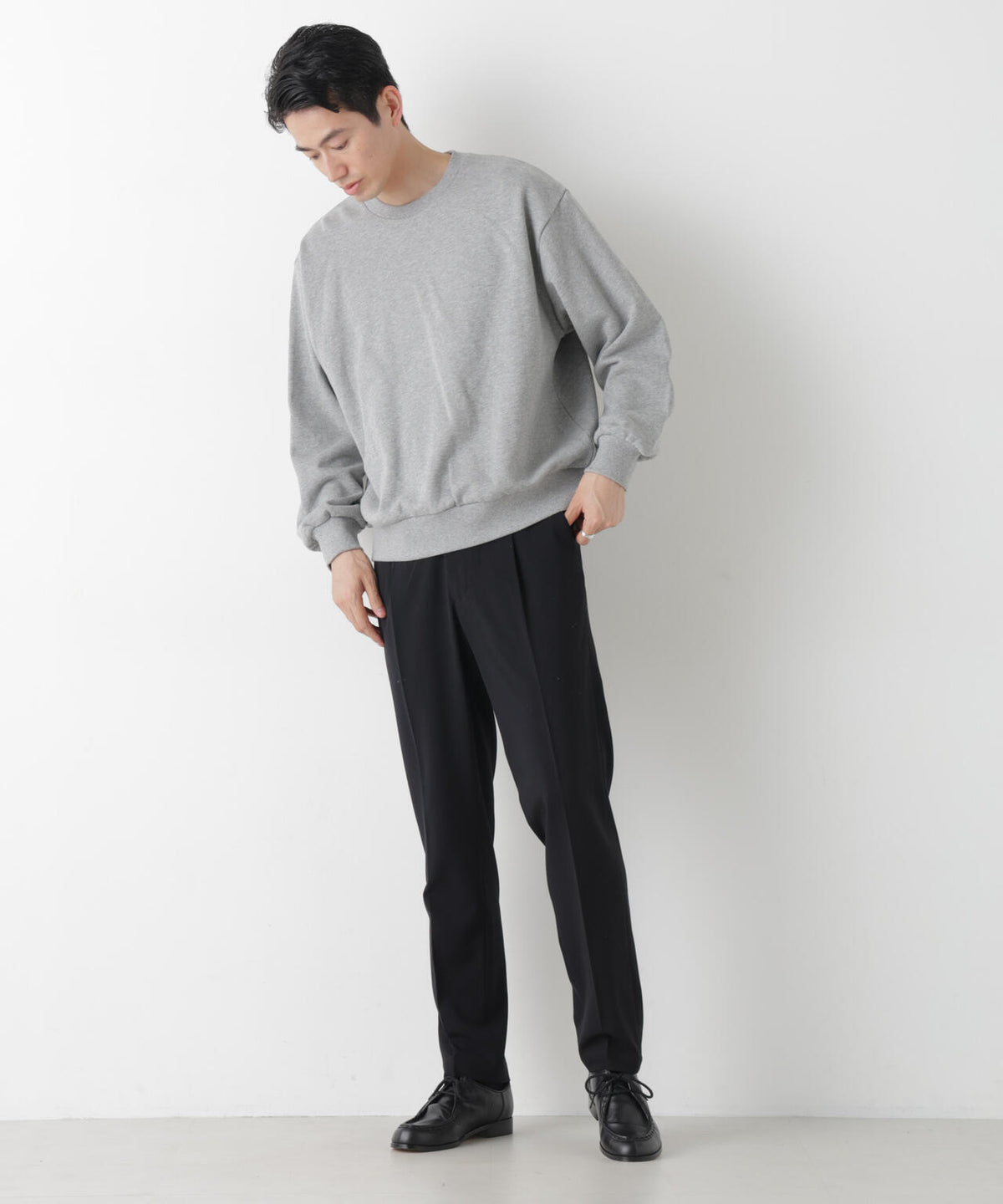 WEB限定/ワイドフィットスウェットプルオーバー 6726223216