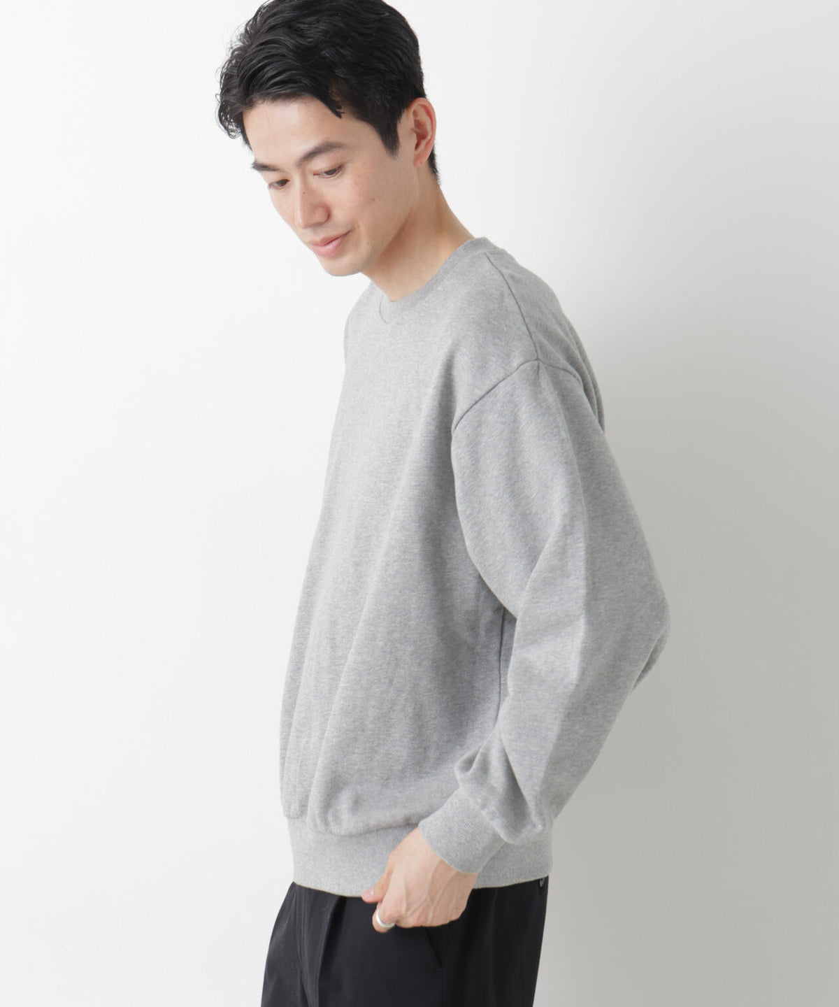WEB限定/ワイドフィットスウェットプルオーバー 6726223216