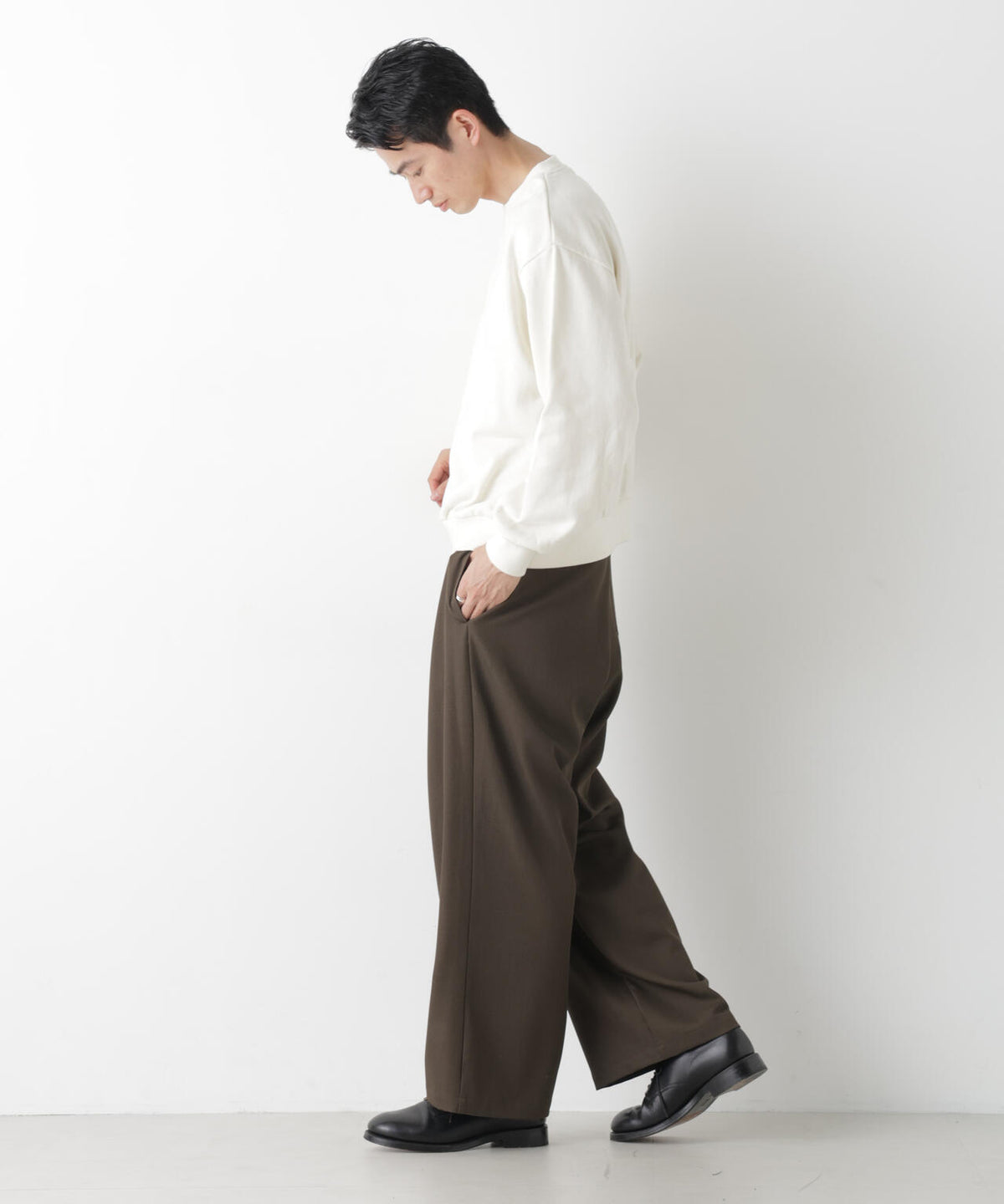 WEB限定/ワイドフィットスウェットプルオーバー 6726223216