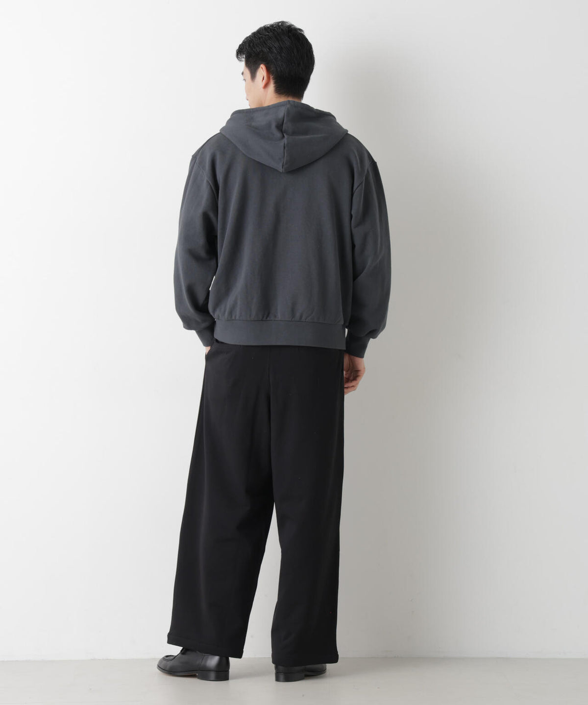 WEB限定/ワイドフィットスウェットZIPパーカー 6726223217