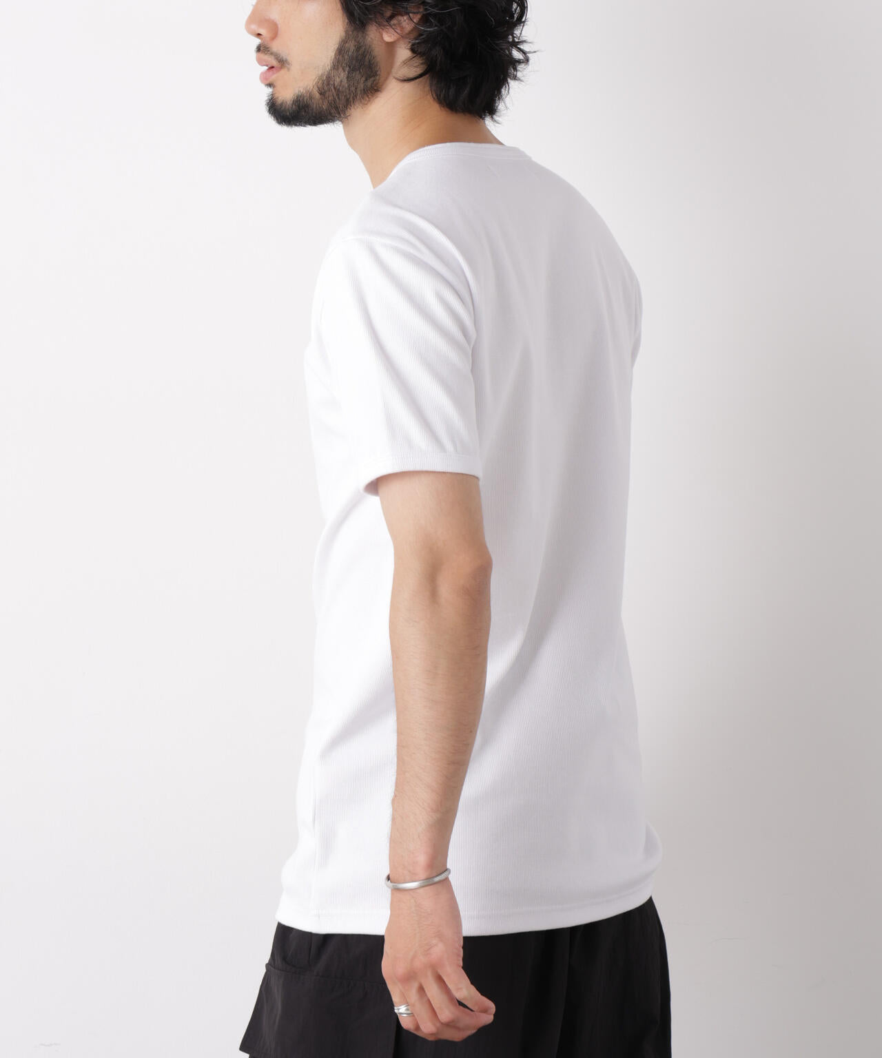 リブフライスヘンリーTシャツ 半袖 6726224203