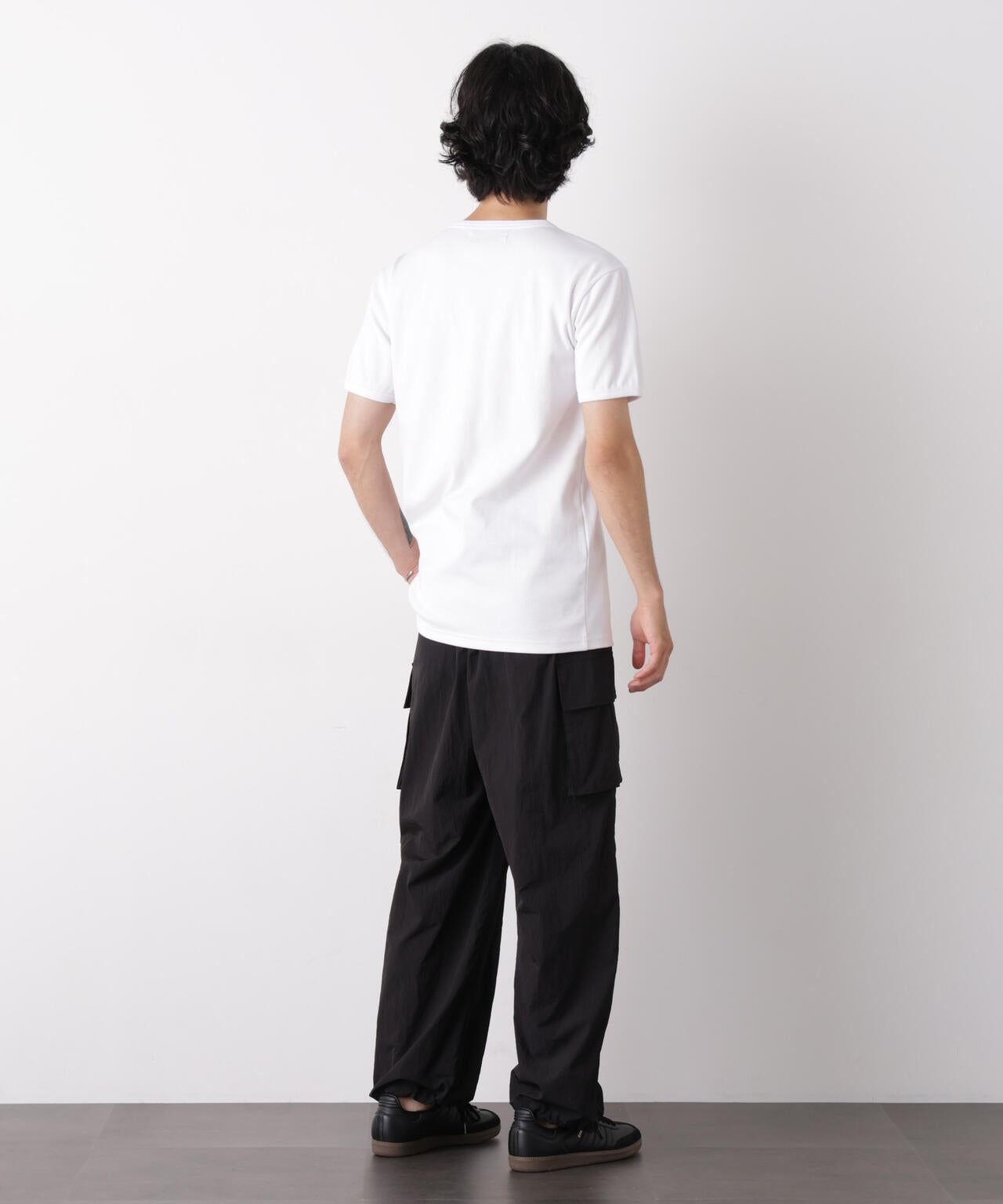 リブフライスヘンリーTシャツ 半袖 6726224203