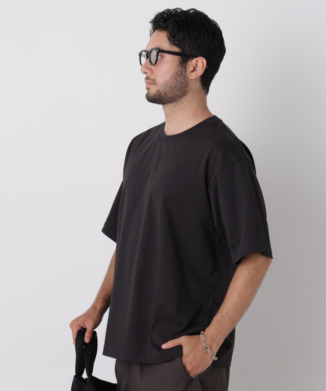 WEB限定/USAコットン×COOLMAX(R)ワイドTシャツ 半袖 6726224206