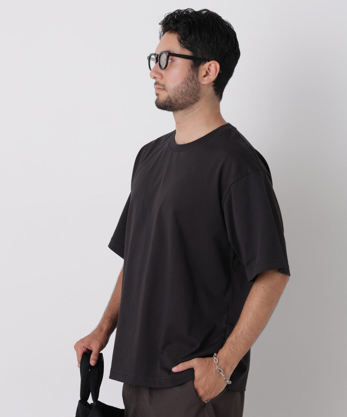 USAコットン×COOLMAX(R)ワイドTシャツ 半袖 6726224206