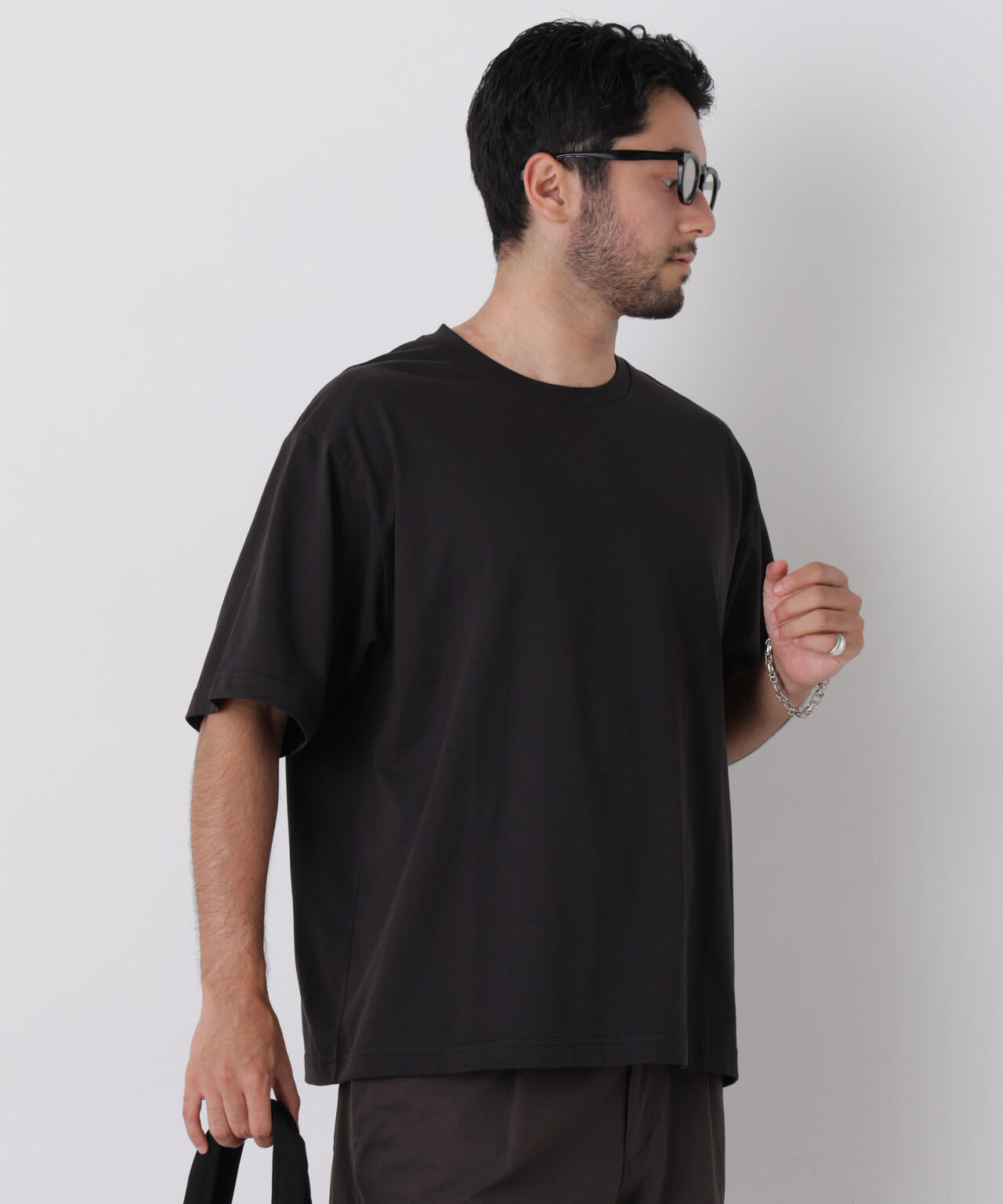 WEB限定/USAコットン×COOLMAX(R)ワイドTシャツ 半袖 6726224206