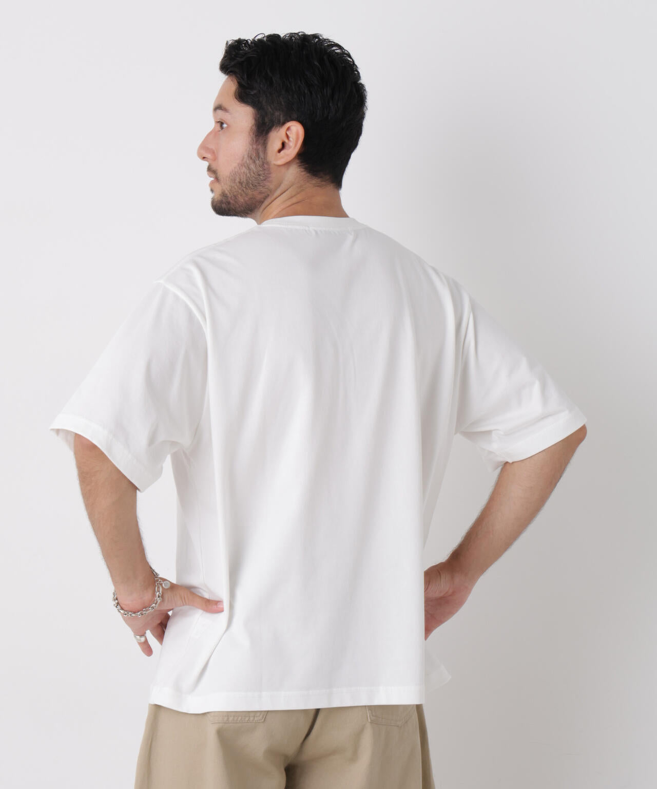 WEB限定/USAコットン×COOLMAX(R)ワイドTシャツ 半袖 6726224206