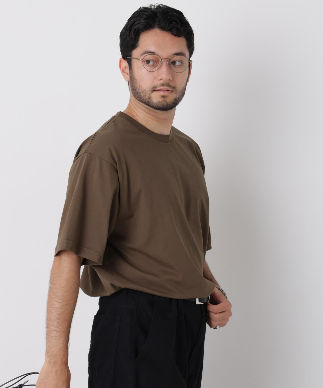 WEB限定/USAコットン×COOLMAX(R)ワイドTシャツ 半袖 6726224206