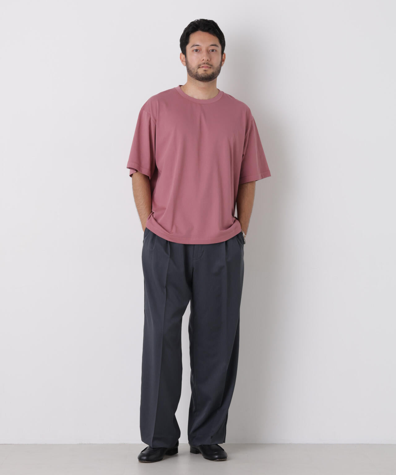 WEB限定/USAコットン×COOLMAX(R)ワイドTシャツ 半袖 6726224206