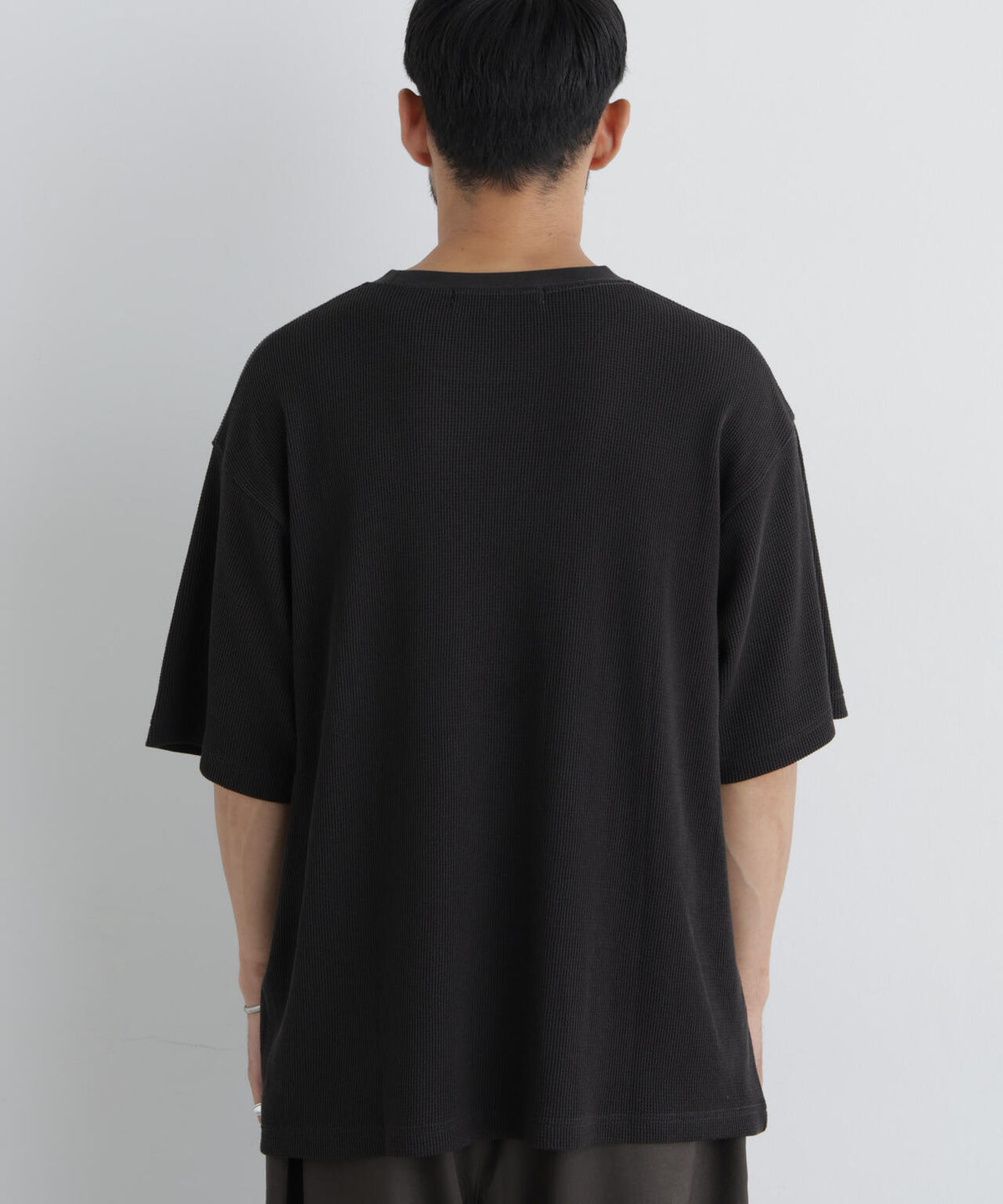USAコットン×COOLMAX(R) ワッフルワイドTシャツ半袖 6726224207
