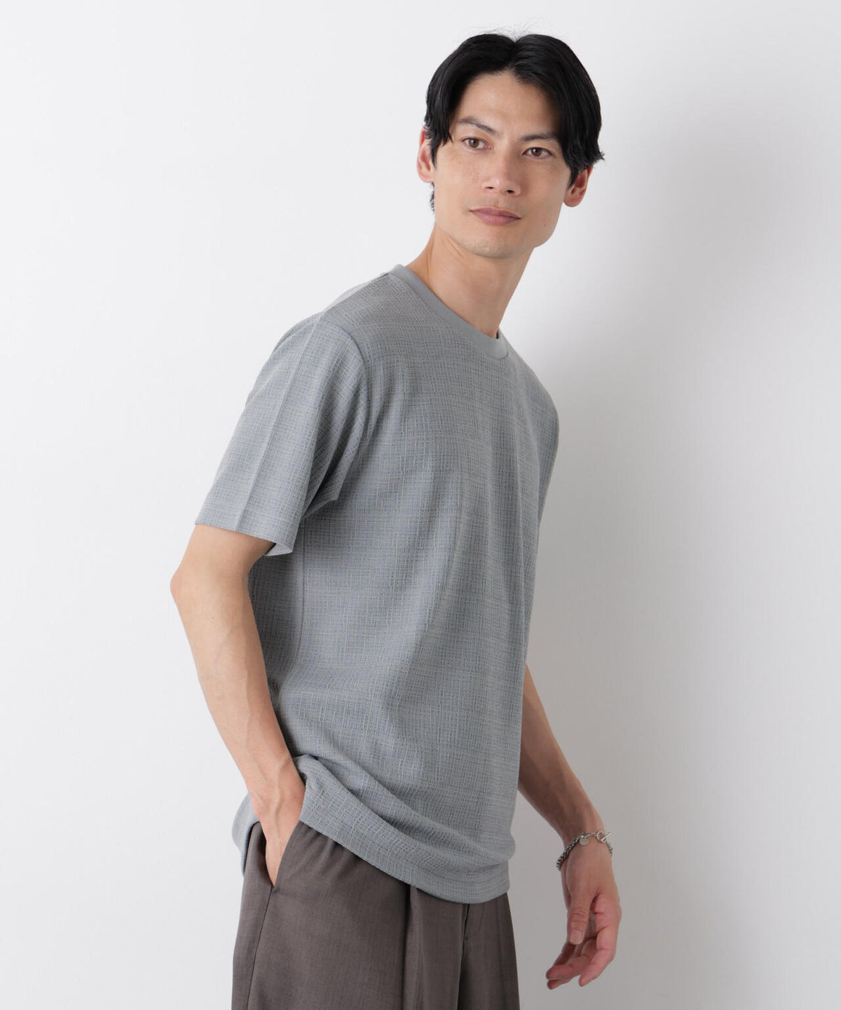 ストレッチジャガードTシャツ 半袖 6726224213