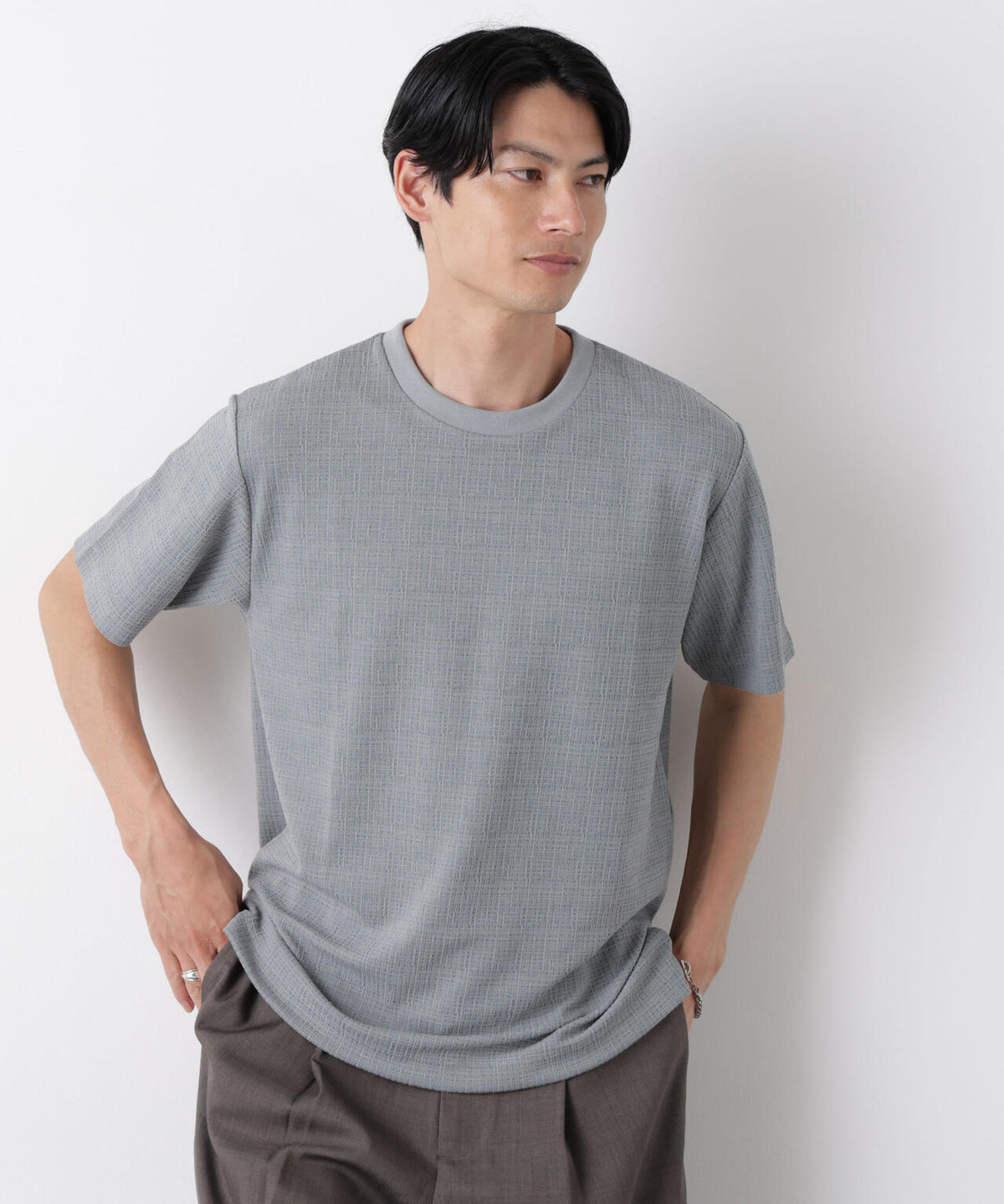 ストレッチジャガードTシャツ 半袖 6726224213