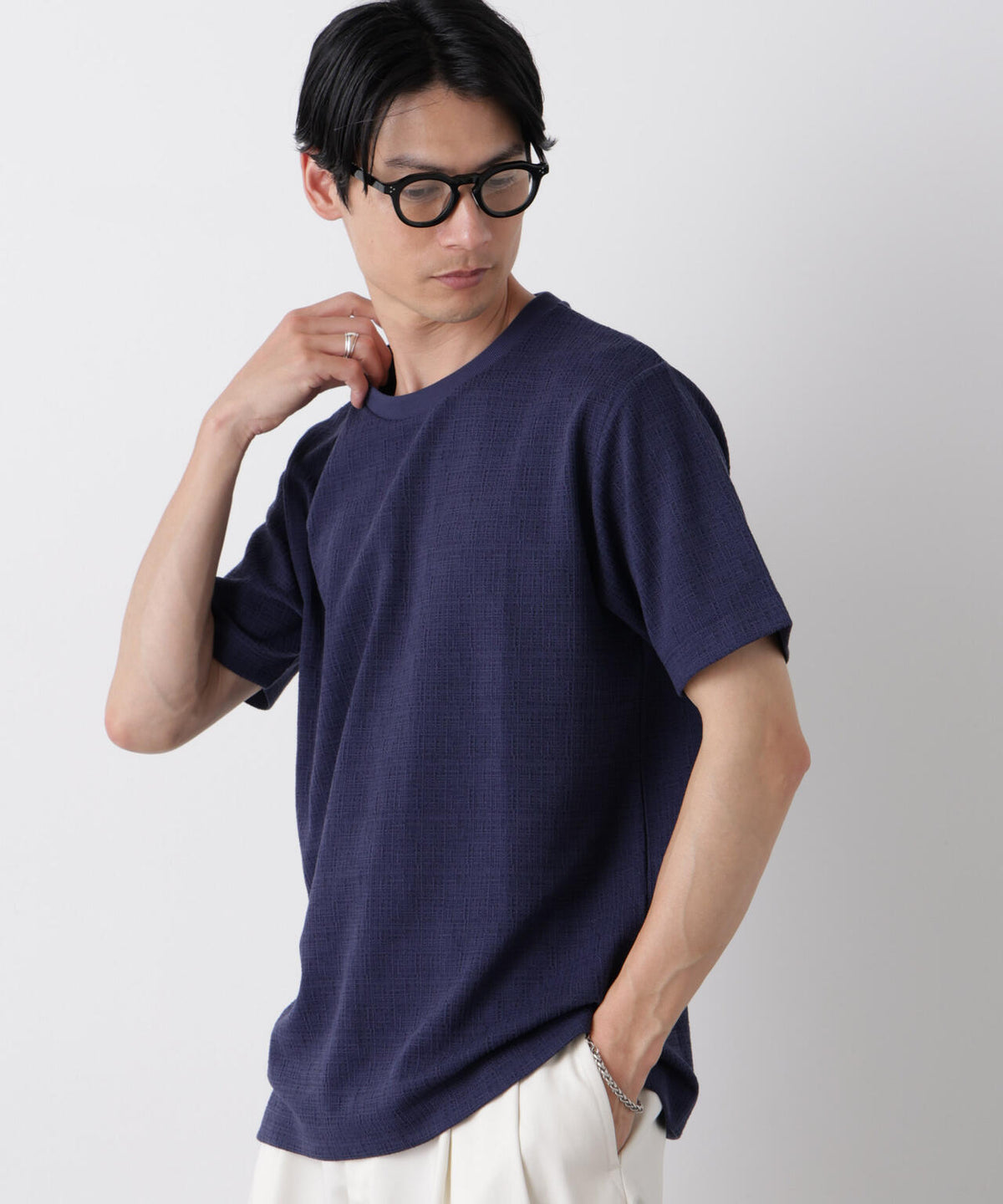 ストレッチジャガードTシャツ 半袖 6726224213
