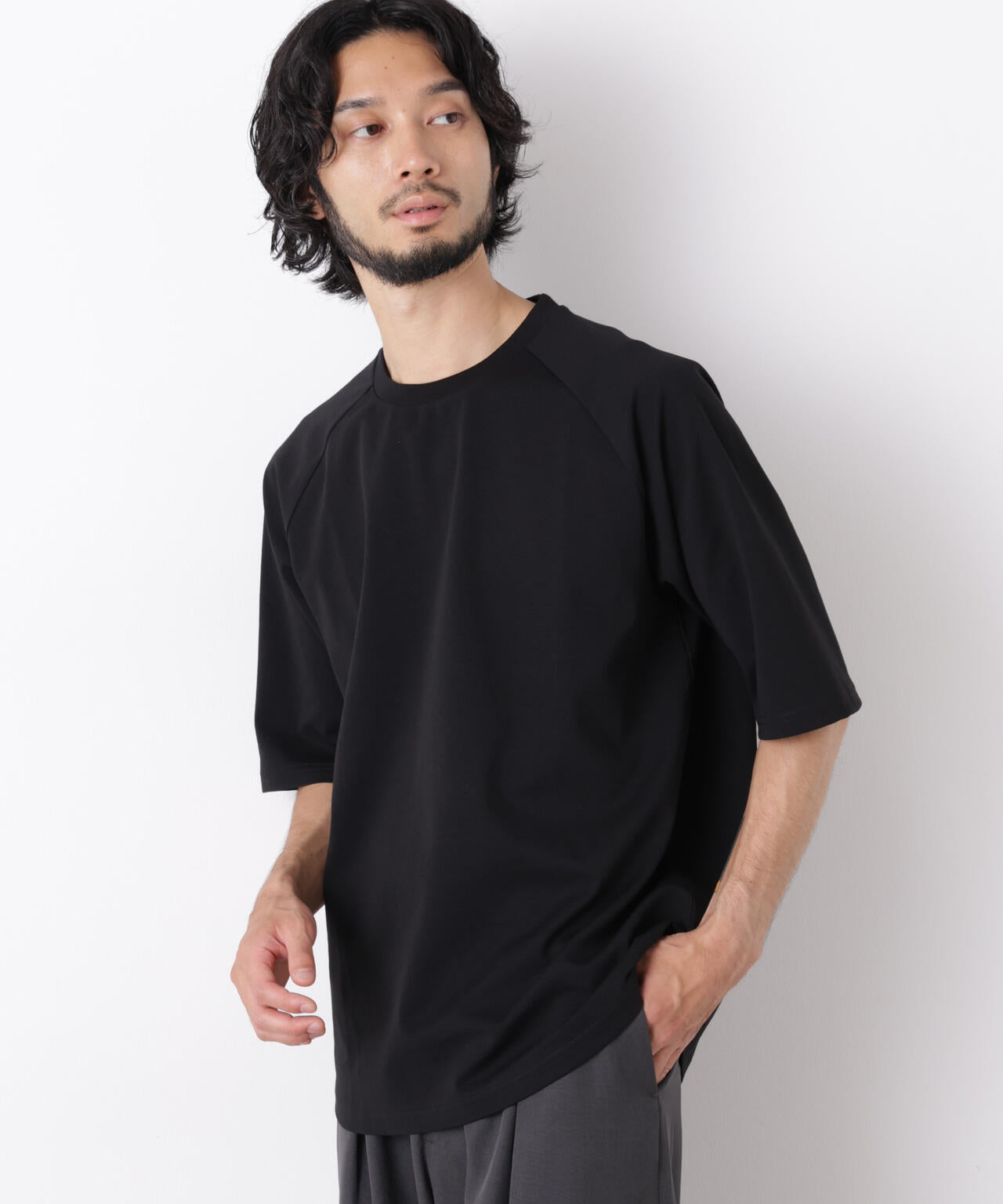 ビッグドレープTシャツ 半袖 6726224217