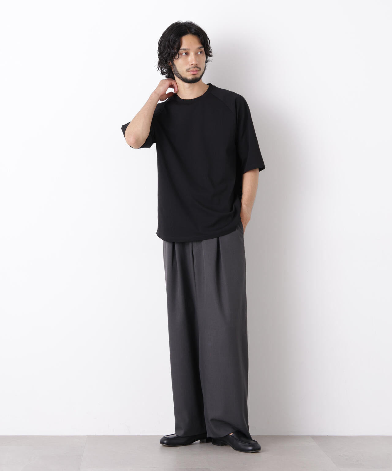 ビッグドレープTシャツ 半袖 6726224217