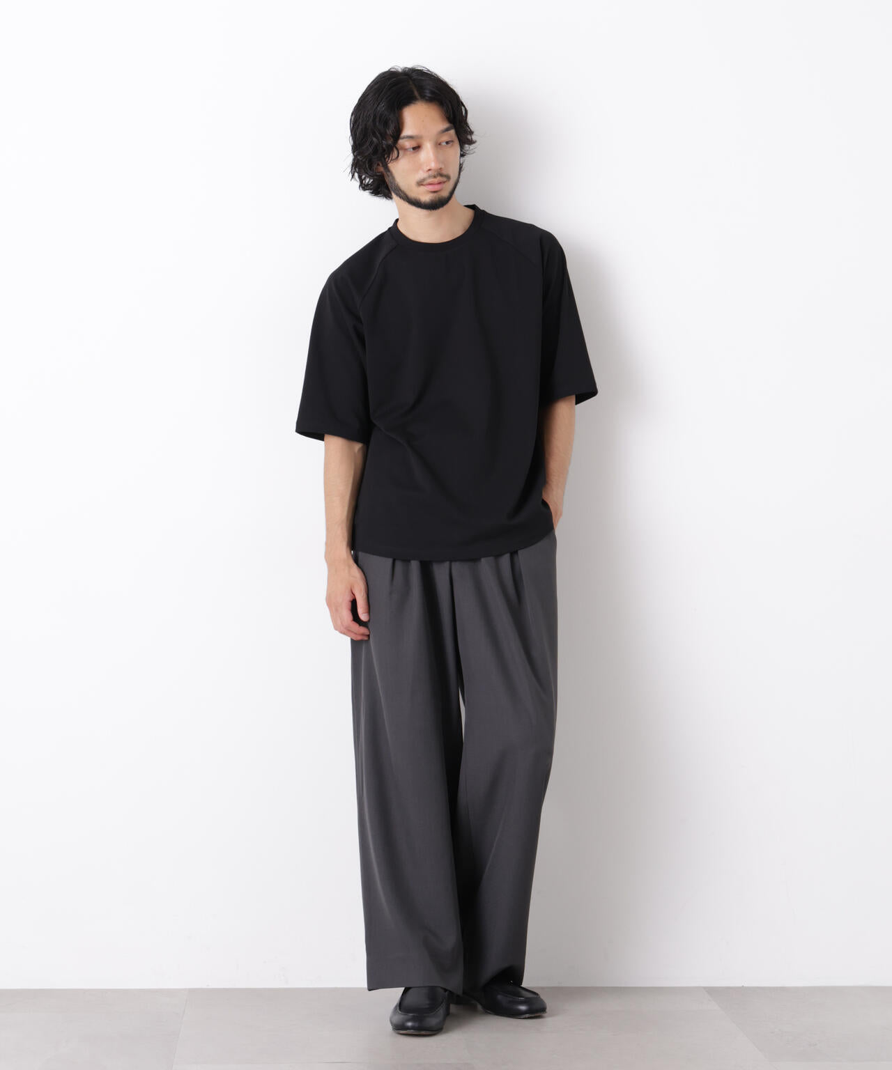 ビッグドレープTシャツ 半袖 6726224217