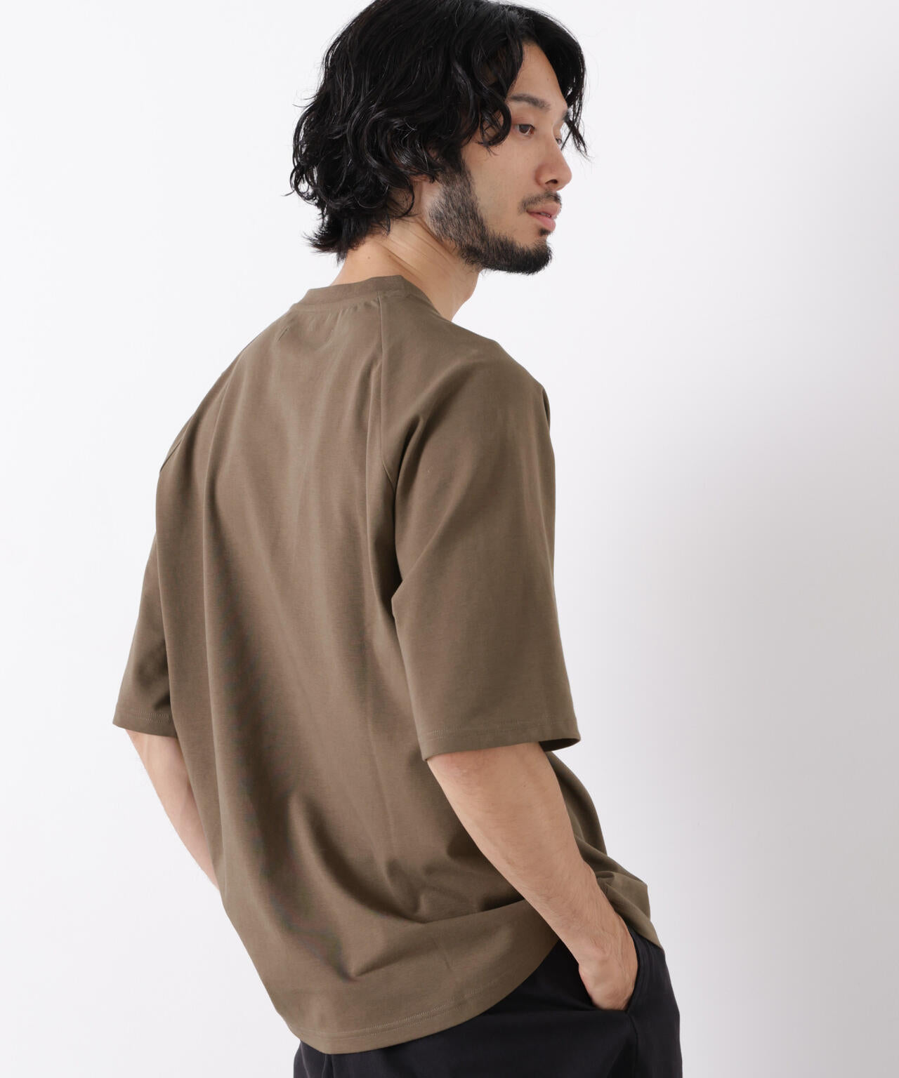 ビッグドレープTシャツ 半袖 6726224217