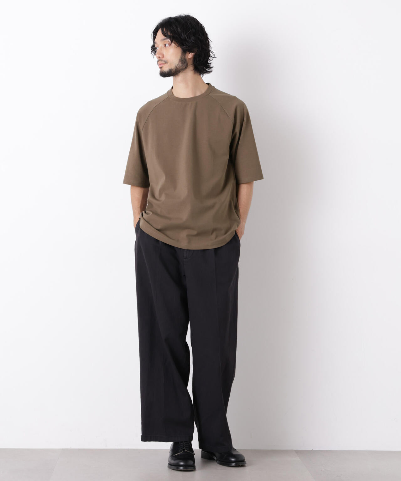 ビッグドレープTシャツ 半袖 6726224217