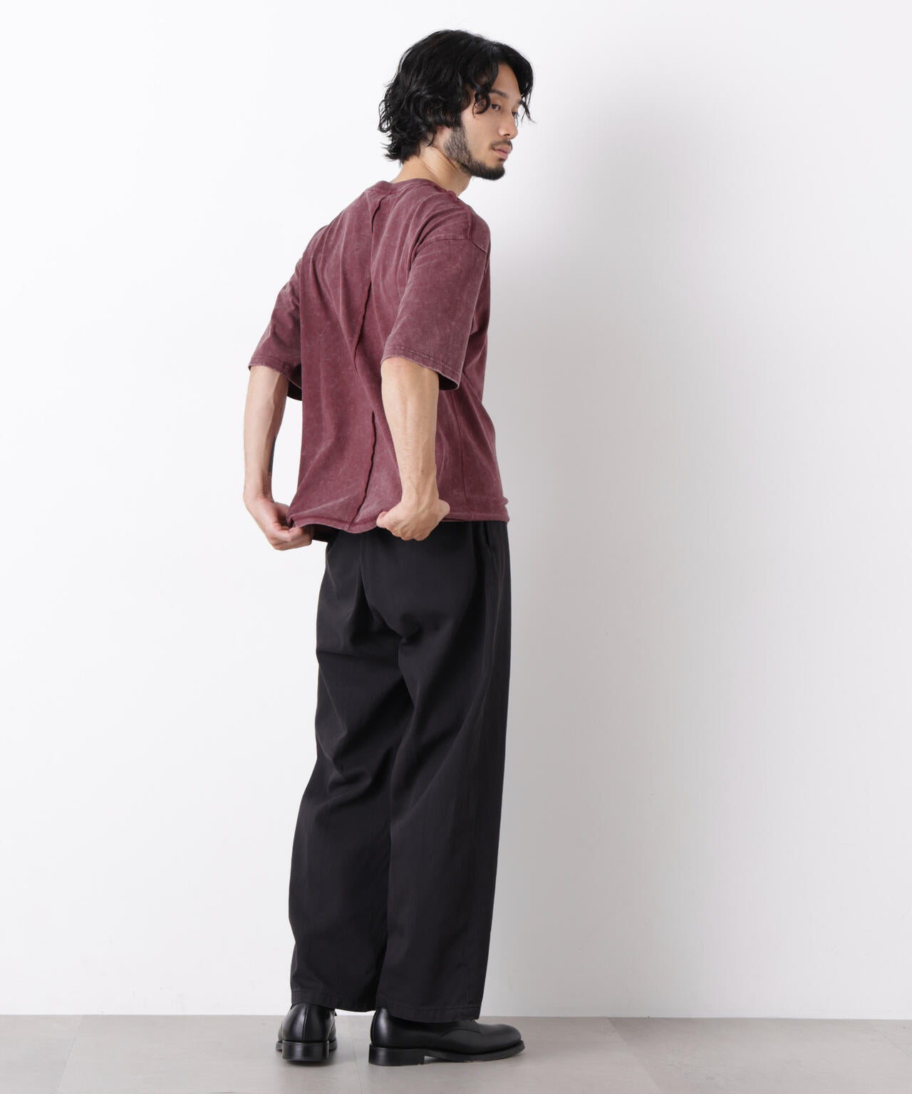 ワンポイントピグメントTシャツ 半袖 6726224222