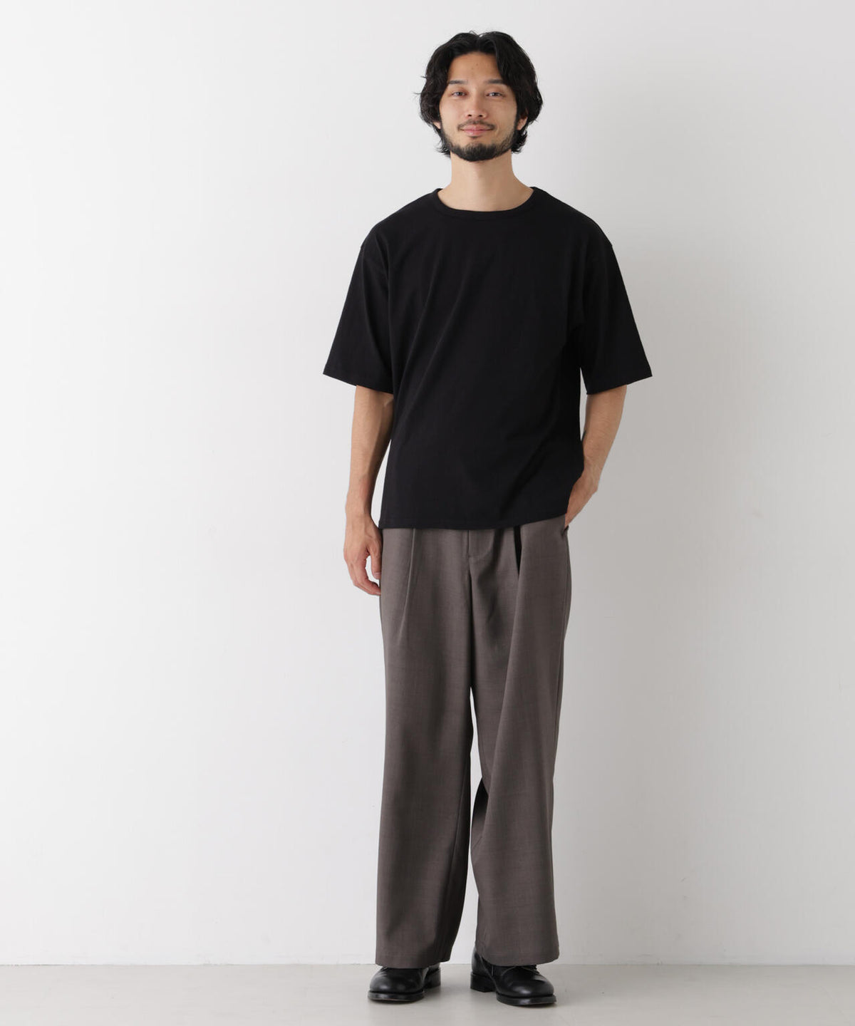 スラブワイドTシャツ 半袖 6726224232