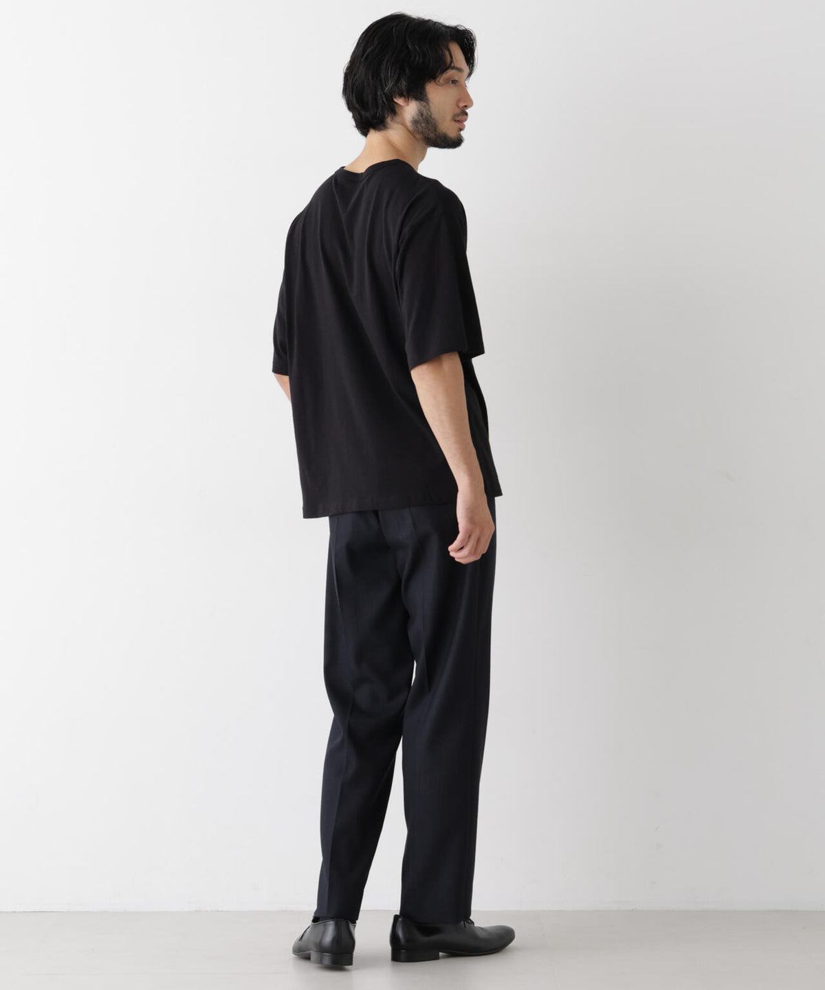 スラブヘンリーワイドTシャツ 半袖 6726224233