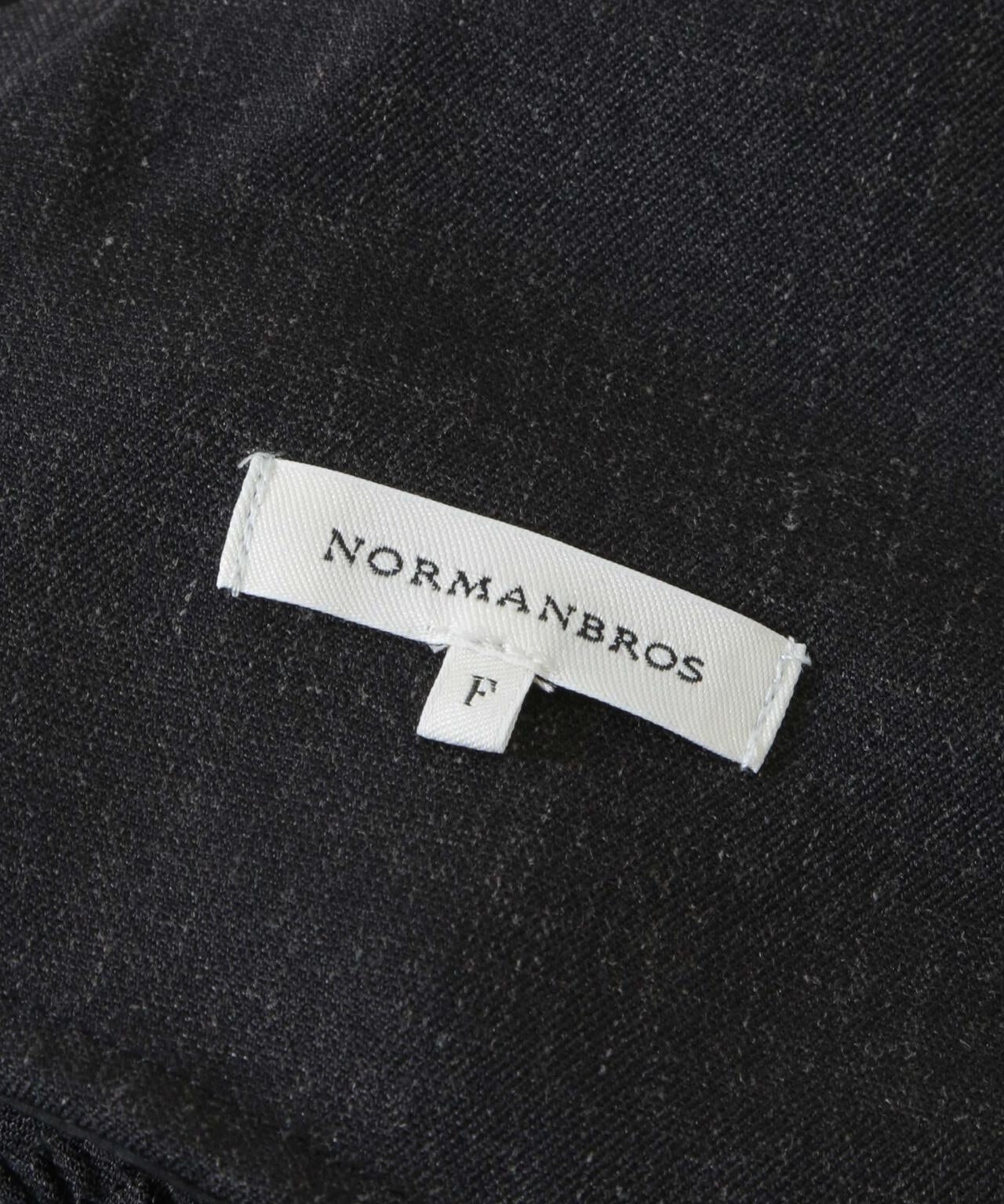 NORMANBROS/リネン混ネップワイドタックオーバーパンツ 6726227002