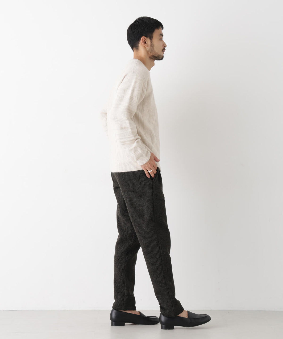 ニットフリーステーパードパンツ(セットアップ可) 6726227208